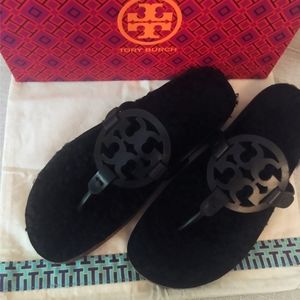 Tory Burch Cloud Sandal with shearling